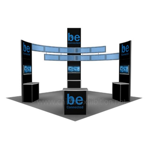 20X20 exposition novatrice Booth pour Mac Upmarket Affichage maquillage