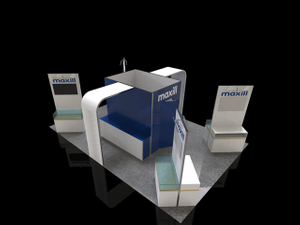 Stand d'exposition modulaire en aluminium de support d'exposition pliable de la coutume 3x3