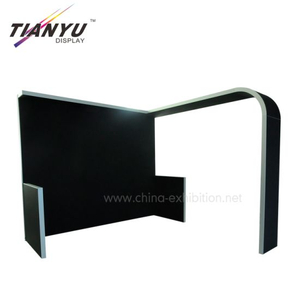 L'exposition en aluminium modulaire standard de salon commercial de l'Amérique montre le stand d'exposition de la cabine 10X10