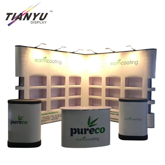 Pop up Display magnétique en aluminium bannière stand stand d'exposition