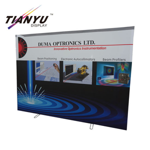 Full Color Portable 3X3 droite Bannière Pop Up Stand