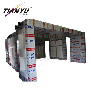 M Series System 4X6 DIY Expo Custom Heavy Duty Exhibit Booth Stand de foire en aluminium