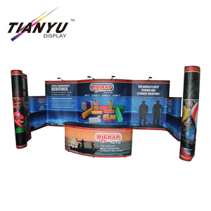 Pas cher 10FT Publicité Portable Pliable Pop up Display Bannière Backdrop