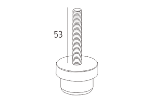 Broche de connecteur (pour la connexion conduit boîte à lumière et le profil de la série M)