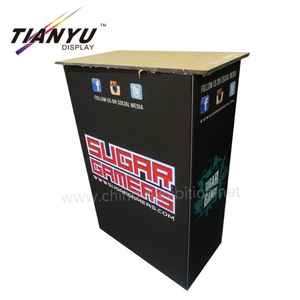 Big Discount Publicité économique Portable Aluminium Tissu Tradeshow compteur